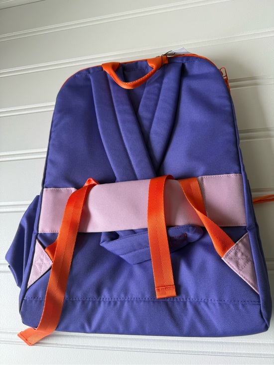 Vera Bradley Lighten Up Essential Large Backpack Purple Color block NEW 1994